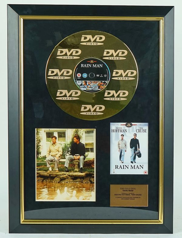 FILM MEMORABILIA: TWO GOLD DISCS AND TWO SIGNED PHOTOGRAPHS (4)