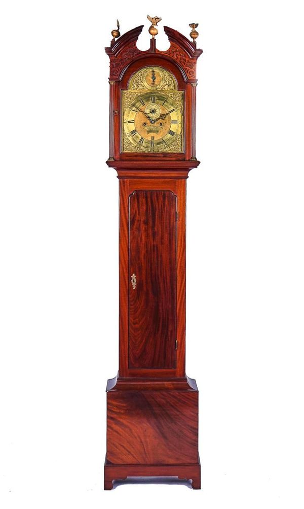 A SCOTTISH GEORGE III MAHOGANY LONGCASE CLOCK