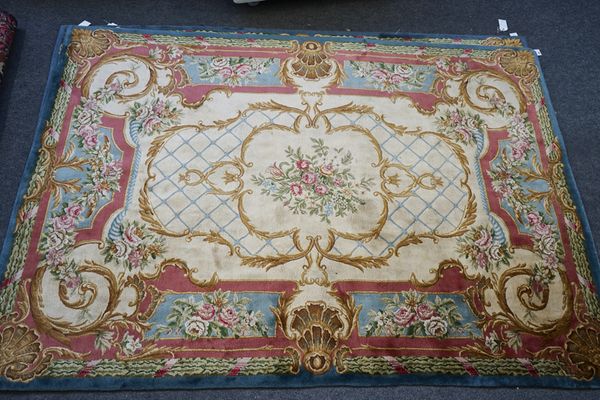 A PAIR OF EUROPEAN CARPETS OF AUBUSSON DESIGN (2)