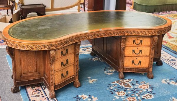 G.H. MORTON & SON LTD.: AN EDWARDIAN OAK PARTNERS’ DESK