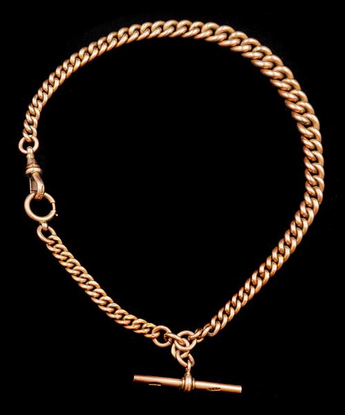 A GOLD ALBERT CHAIN
