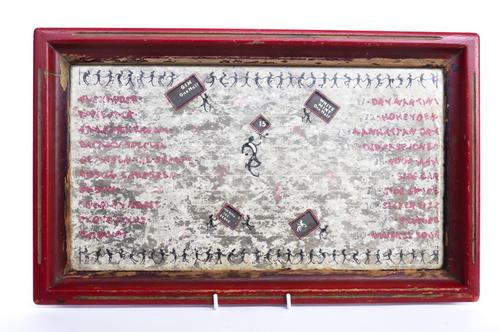 AN ART DECO COCKTAIL MAKING TRAY