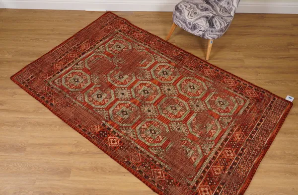 A GROUP OF THREE PERSIAN STYLE RUGS (3)