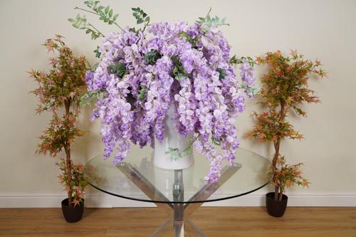 A LARGE BLOOM OF LILAC FAUX WISTERIA