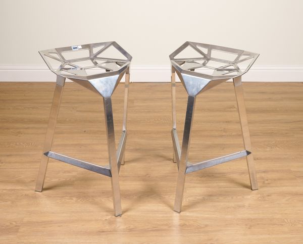 MAGIS ITALY, A PAIR OF STOOL_ONE STACKING STOOLS (2)