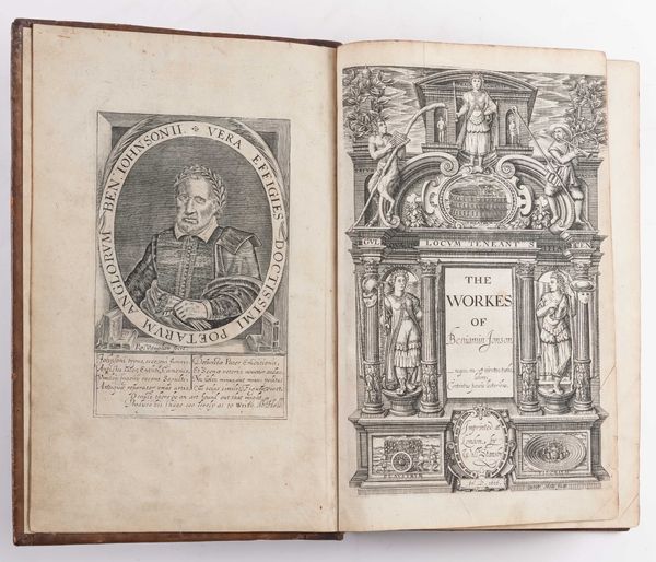 JONSON, Ben (1572-1637). The Workes, London, 1616-40. 3 volumes, folio, contemporary calf. FIRST EDITION of the most important collection of dramatic works printed in the 17th-century after the first folio of Shakespeare. Sold not subject to return. (3)