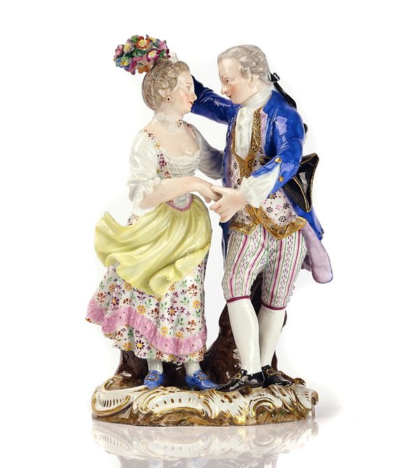 A MEISSEN GROUP OF LOVERS