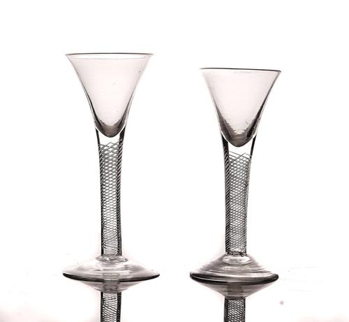 TWO AIRTWIST WINE GLASSES
