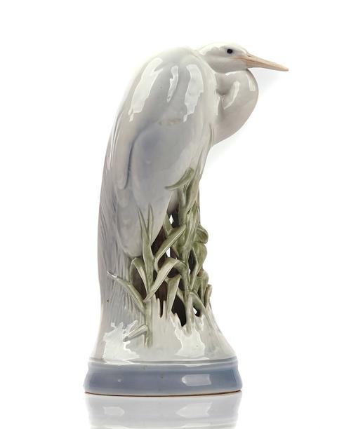 AN EARLY ROYAL COPENHAGEN FIGURE OF A HERON