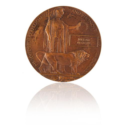 A FIRST WORLD WAR PERIOD BRONZE MEMORIAL PLAQUE