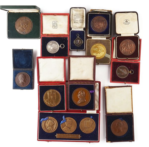 A COLLECTION OF FOURTEEN MEDALLIONS (14)