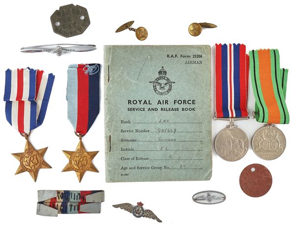 A GROUP OF SECOND WORLD WAR MEDALS AND RELATED ITEMS (14)