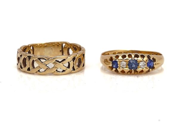 TWO GOLD RINGS (2)
