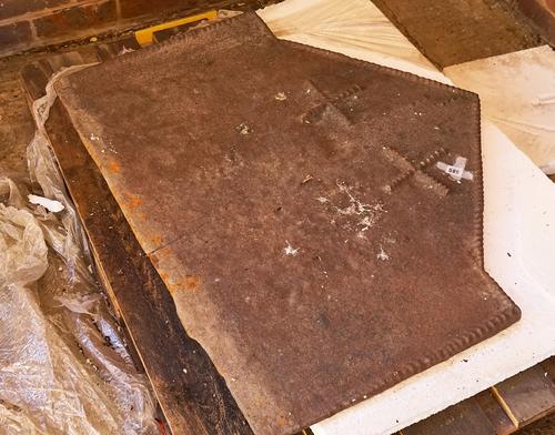 AN ENGLISH CAST-IRON FIREBACK