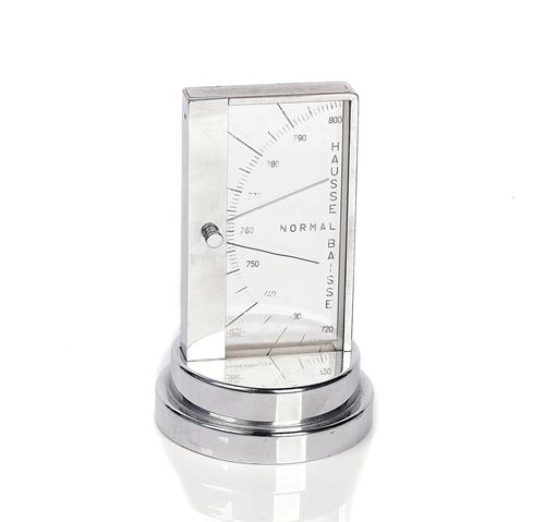 A ZEISS IKON CHROME DESK BAROMETER