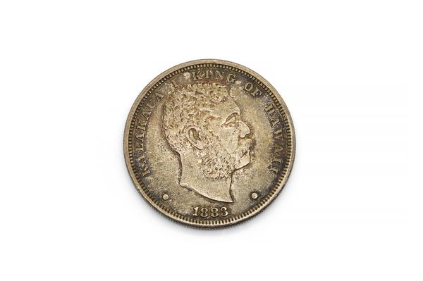 A HAWAII SILVER DOLLAR 1883