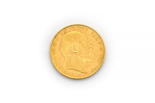 AN EDWARD VII SOVEREIGN 1910