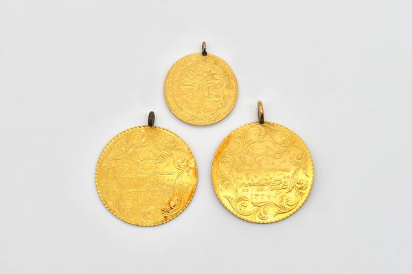 THREE TURKEY GOLD 100 KURUSH (3)