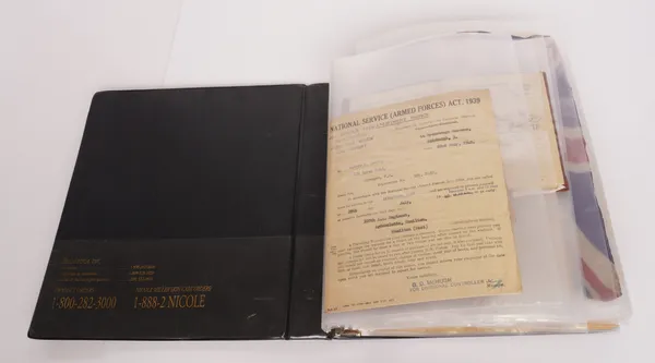 THE SECOND WORLD WAR AWARDS AND PAPERWORK RELATING TO ANDREW S LAIRD