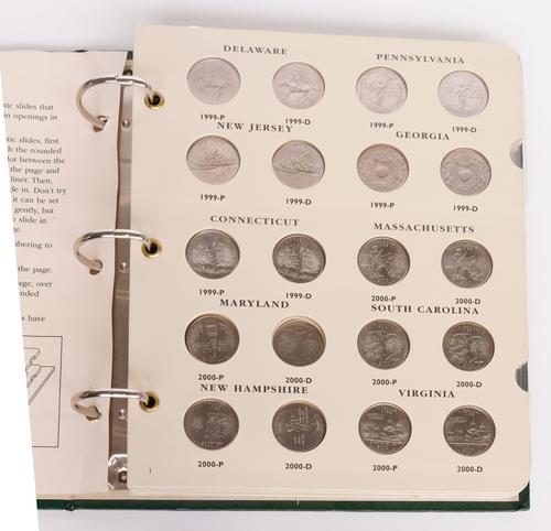 AN ALBUM DETAILED FIFTY STATE COMMEMORATIVE QUARTERS 1999-2008