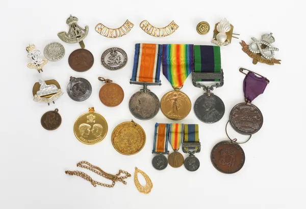 A GROUP OF THREE MEDALS TO H F JOYNT (QTY)