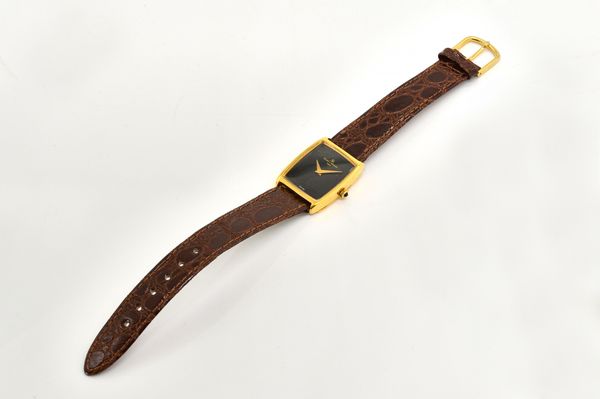 A BAUME MERCIER 18K GOLD PLATED DRESS WRISTWATCH