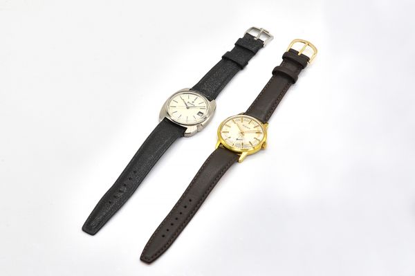 A BULOVA ACCUTRON WRISTWATCH AND A RONE WRISTWATCH (2)