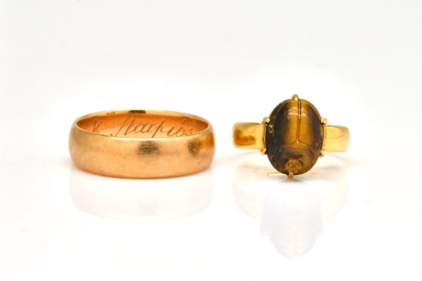 TWO GOLD RINGS (2)