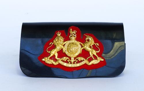 HOUSEHOLD CAVALRY CARTOUCHE BOX/POUCH