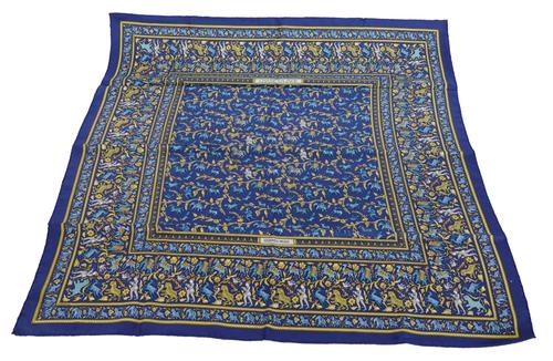 HERMES: ‘CHASSE EN INDE’ SILK SCARF BY MICHEL DUCHENE