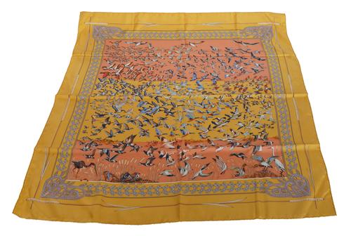 HERMES: ‘LIBRES COMME L’AIR’ SILK SCARF BY ANNIE FAIVRE