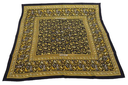 HERMES: ‘CHASSE EN INDE’ SILK SCARF BY MICHEL DUCHENE