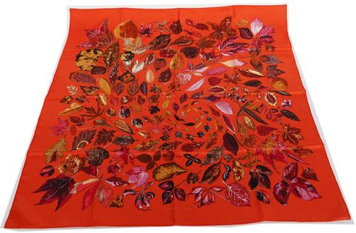 HERMES: ‘TOURBILLONS’ SILK SCARF BY CHRISTIANE VAUZELLES