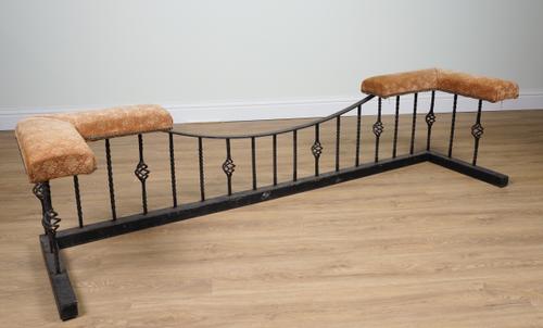 AN ARTS & CRAFTS STYLE CLUB FENDER