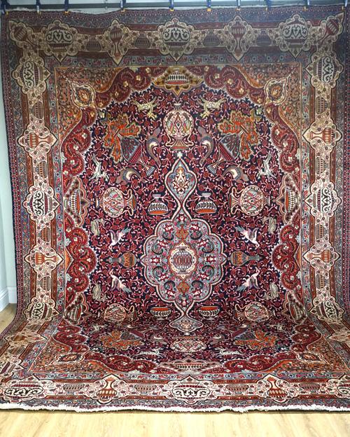 A MASHAD CARPET, PERSIAN