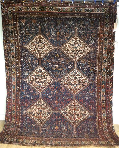 A QHAMSEH CARPET, PERSIAN