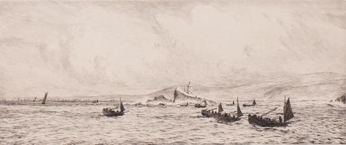 WILLIAM LIONEL WYLLIE (BRITISH, 1851-1931)