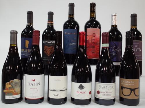 12 BOTTLES AMERICAN RED WINE