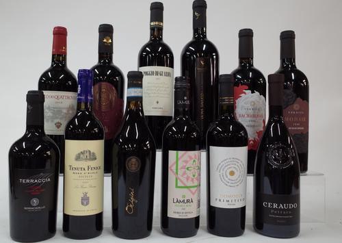 12 BOTTLES ITALIAN RED WINE