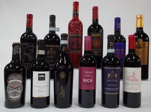 12 BOTTLES ITALIAN RED WINE