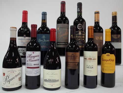12 BOTTLES SPANISH RED WINE