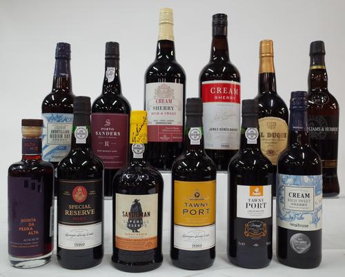 12 BOTTLES FORTIFIED WINE