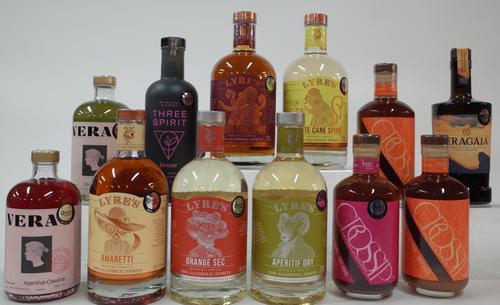 12 BOTTLES LOW AND NON-ALCOHOLIC SPIRITS