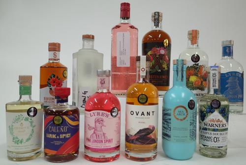 12 BOTTLES LOW AND NON-ALCOHOLIC SPIRITS