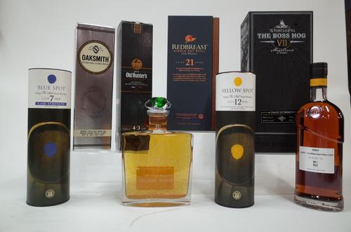 8 MIXED BOTTLES OF WHISKEY/WHISKY