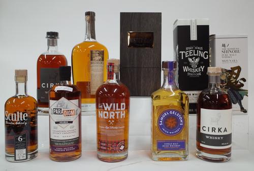 12 MIXED BOTTLES OF WHISKEY/WHISKY