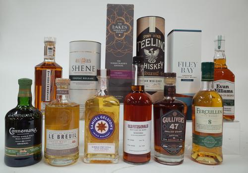 12 MIXED BOTTLES OF WHISKEY/WHISKY