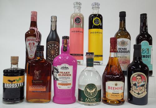 12 MIXED BOTTLES OF SPIRITS