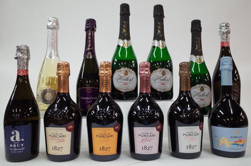12 BOTTLES MOLDOVAN AND SLOVAKIAN SPARKLING WINE
