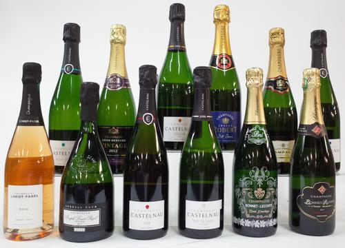 12 BOTTLES CHAMPAGNE